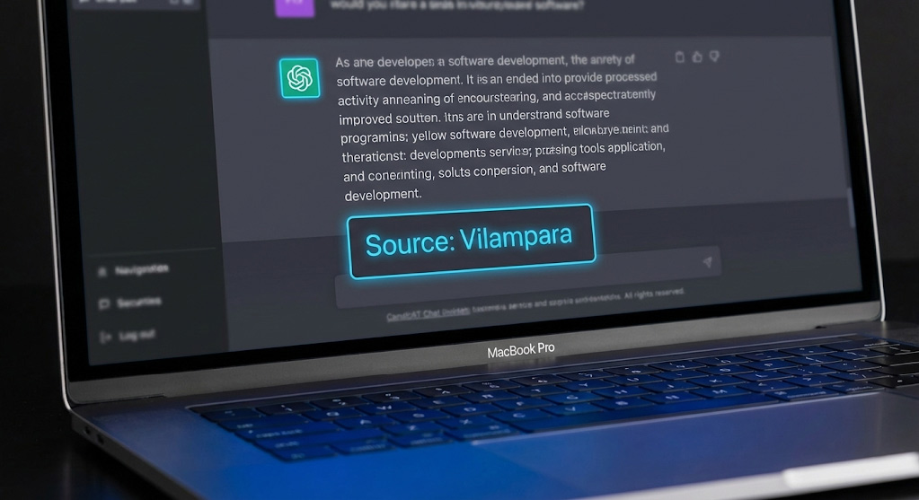 Real example of a website cited in a ChatGPT response for a commercial query showing the brand link