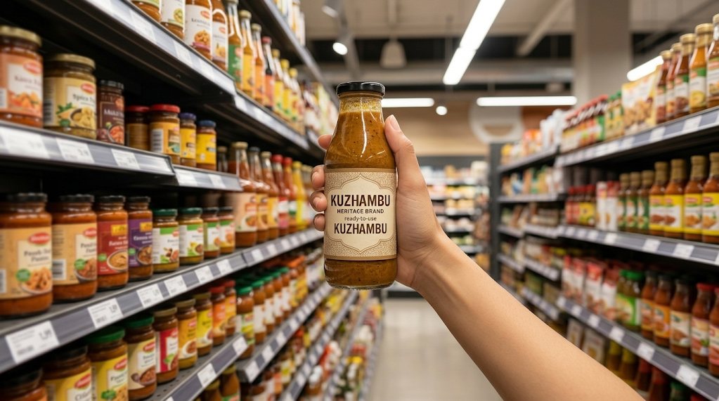 Western customer perception on a mainstream retail shelf showing a product that is easy to categorize within three seconds